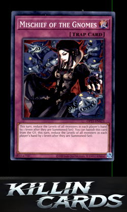 Mischief of the Gnomes OP21-EN023 Common OTS Tournament Pack 21 YuGiOh Card NM - Image 1
