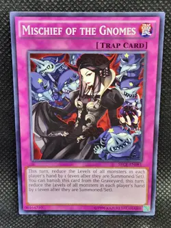 Yugioh Mischief of the Gnomes SECE-EN081 Unlimited Edition Excellent Condition - Image 3
