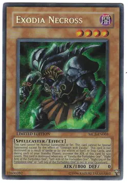 YUGIOH EXODIA NECROSS MASTER COLLECTION VOL 2 LIMITED EDITIO SECRET RAR MC2EN003 - Image 1