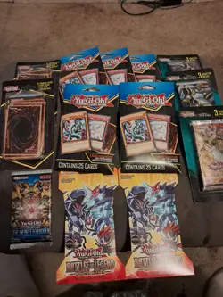 LOT OF YU-GI-OH SEALED PACKS - QTY 13 VARIOUS PACKS - MONSTER MAYHEM - STAR PACK - Image 1