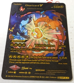 Charizard V Pokemon Custom Fan Made Art Card - Image 1