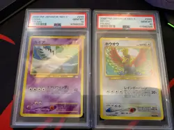 PSA 10 Lugia Ho-Oh Neo 3 Promo SEQUENTIAL CERT SET Japanese Vintage Pokemon Card - Image 1