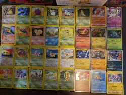 Pokemon cards lot #11 100+ Comm/Uncomm Rare/Holos various sets and eras - Image 1
