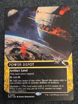 x1 Power Depot (0034) - Borderless R MTG Edge of Eternities: Stellar Sights M/NM - Image 1