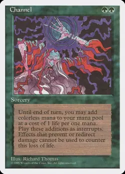 Channel - Fourth Edition (4ED) - MTG Rare English Non Foil - Image 1