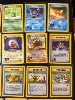 Pokemon TCG 30-Card Vintage Team Rocket Lot - Dark Flareon, Challenge, 1st eds - Image 3