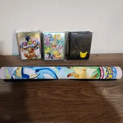 Prismatic Evolutions Super Premium Collection Mat & Card Sleeve + Other Sleeves - Image 1