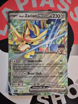 Hop's Zacian Ex SVP193 NM - Jumbo Cards - Black Star Promo - Image 1