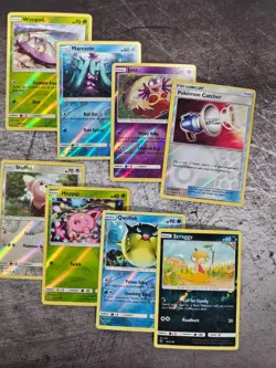 Pokemon: Various Sets Common/Uncommon Reverse Holo Lot (8 Cards) - Image 1