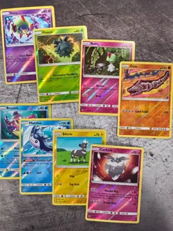 Pokemon: Lost Thunder Common/Uncommon Reverse Holo Lot (8 Cards) - Image 1