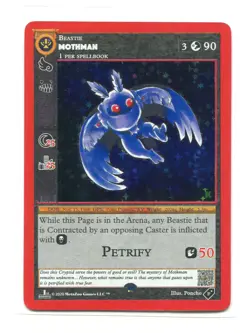 MetaZoo Kickstarter Cryptid Nation Mothman Blister Pack Full Holo Promo Card - Image 1