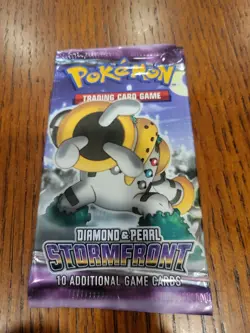 Pokemon Card Stormfront Vintage Booster Pack - Regigigas Artwork Unweighed NEW - Image 1