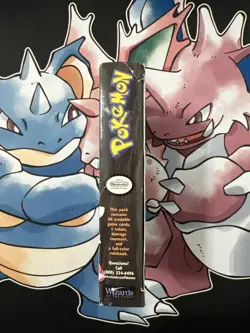 Pokemon TCG Base Blackout Theme Deck Box 1999 - EMPTY BOX ONLY (No Cards) - Image 2