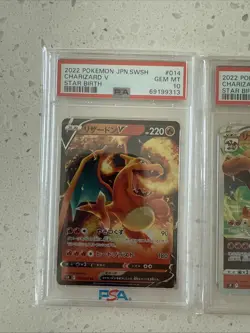 Lot 3 PSA10 Pokemon Card Game Japanese Charizard - Image 2