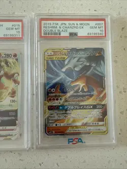 Lot 3 PSA10 Pokemon Card Game Japanese Charizard - Image 4