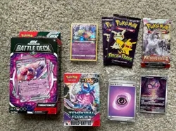 Pokemon cards Brand New Card Packs & Boxes Temporal Forces & Psychic Battle Deck - Image 1