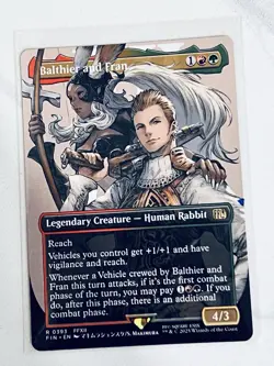 Balthier and Fran Borderless - FIN 0393 NM - MTG Magic Gathering Rare FFXII NF - Image 1