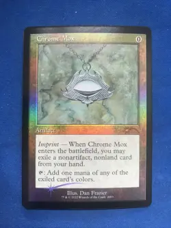 FOIL 1x Chrome Mox x1 MTG Secret Lair 30th Anniversary Countdown Kit Magic 30 - Image 1