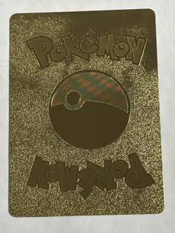 Pikachu V Gold Foil Fan Art Vinyl Collector Pokemon Display Card HP190 043/185 - Image 2