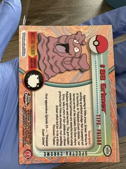 Grimer #88 Topps 2000 Spectra Chrome Pokemon Card - EXCELLENT CONDITION! - Image 4