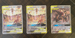 JUMBO OVERSIZED 2 Espeon/Deoxys GX SM40 & 1 Umbreon/Darkrai GX SM41 Pokemon Card - Image 1