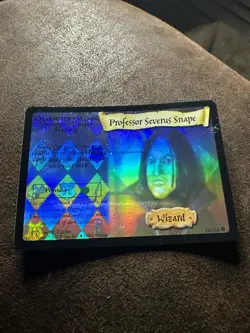 Harry Potter TCG, Holographic Professor Severus Snape, #16/116, RARE CARD - Image 1