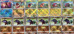set of 12 authentic Pokemon Card Japanese Radiant Greninja Eternatus Charjabug - Image 1