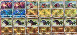 set of 12 authentic Pokemon Card Japanese Radiant Greninja Eternatus Charjabug - Image 1