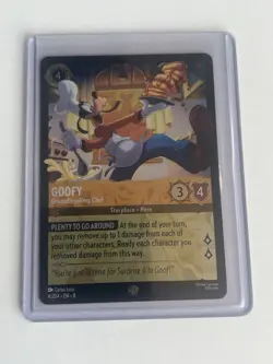 Lorcana Reign of Jafar Goofy Groundbreaking Chef FOIL Legendary Card 4/204 - Image 1