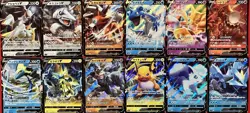 set of 12 authentic Pokemon Card Japanese Arceus V Aggron Lycanroc Lapras - Image 1