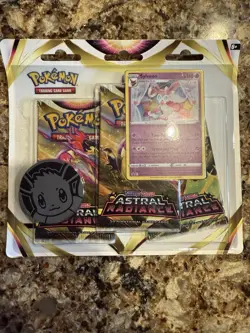 Astral Radiance 3 Pack Blister Random Promo Card Pokemon TCG Sylveon Promo - Image 1