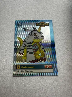 1999 Upper Deck Gabumon #9 HOLO DIGIMON CARD - RARE! Trading Cards - Image 2