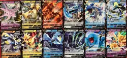 set of 12 authentic Pokemon Card Japanese Espeon V Dragonite Heatran Metagross - Image 1