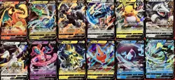 set of 12 authentic Pokemon Card Japanese Charizard V Rayquaza Machamp Metagross - Image 1