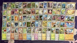 Stellar Crown Pokemon TCG, Lot of 80 Reverse Holo Cards, No Duplicates! - Image 1