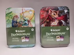 Magic The Gathering Bloomburrow Tin (2 Promo Cards, 5 Play Booster Packs) Toad - Image 1