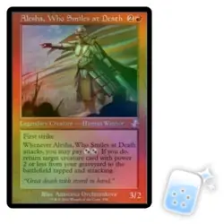 FOIL ALESHA, WHO SMILES AT DEATH Time Spiral Remastered Magic MTG MINT CARD - Image 1
