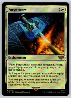 2023 Lord of the Rings Forge Anew Foil Rare #17 - Image 1