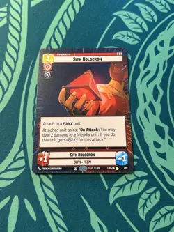 Sith Holocron 402 Hyperspace NON Foil Legends Of The Force LOF Star Wars SWU - Image 1