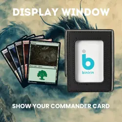 MTG Deck Box with 2 Commander Display Windows, Double Deck Box for 280+ Single-S - Image 2
