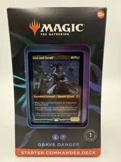 Magic: The Gathering Starter Commander Deck - Grave Danger (Blue-Black) | Ready- - Image 1