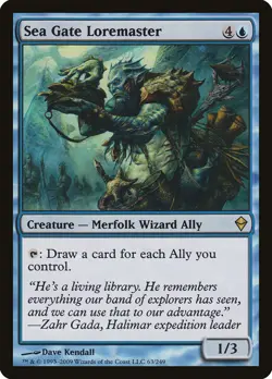 Sea Gate Loremaster (ZEN 63) Near Mint - MTG single - Image 1
