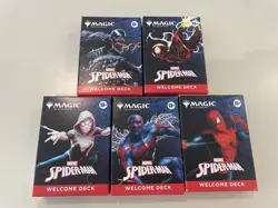 Magic The Gathering Spider-Man Peter Parker Welcome Starter Deck Complete Set - Image 1