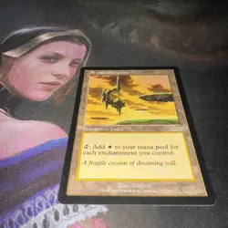 Mtg Serras Sanctum Because Basic Lands Are For Basic Mages NM Urzas Saga Vintage - Image 2