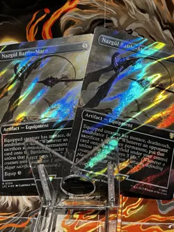 MTG | Nazgul Battle-Mace (Borderless) (✨Surge Foil✨) [LOTR] - Image 2
