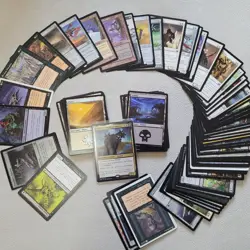 Black &White Toxic Poison infects themed custom commander deck MTG ALL 100 Cards - Image 1