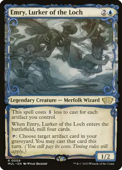 Emry, Lurker of the Loch (009) Showcase Multiverse Legends MUL MTG Magic - Image 1