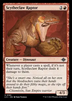 Scytheclaw Raptor Foil (165) The Lost Caverns of Ixalan LCI MTG Magic - Image 1