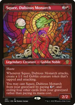 Squee, Dubious Monarch (291) Showcase Dominaria United DMU MTG Magic - Image 1