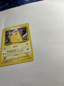 Pikachu 58/102 LP Pokemon Cards Base Set Non Holo WOTC Vintage 1999 Unlimited - Image 4